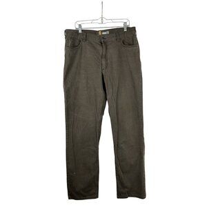 Carhartt Cargo Carpenter Pants Men's 38x36 Brown Relaxed Fit Straight 102517 909